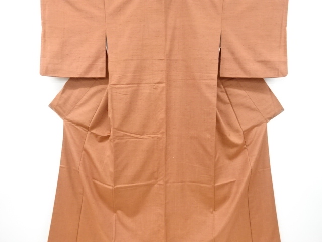 JAPANESE KIMONO / SILK / HAND WOVEN TSUMUGI